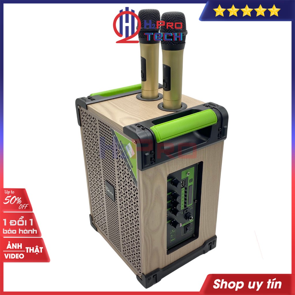 Loa karaoke di động, loa kéo bluetooth Sibee XY2208 hát karaoke cao cấp bass 20 200W, USB, thẻ nhớ, AUX - Shop H2pro