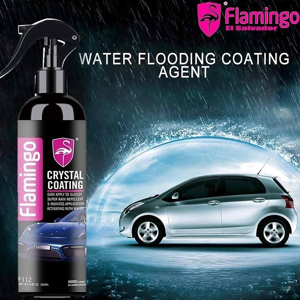 Dung dịch phủ Nano sơn, kính Flamingo Crystal Coating F112 - 250ml