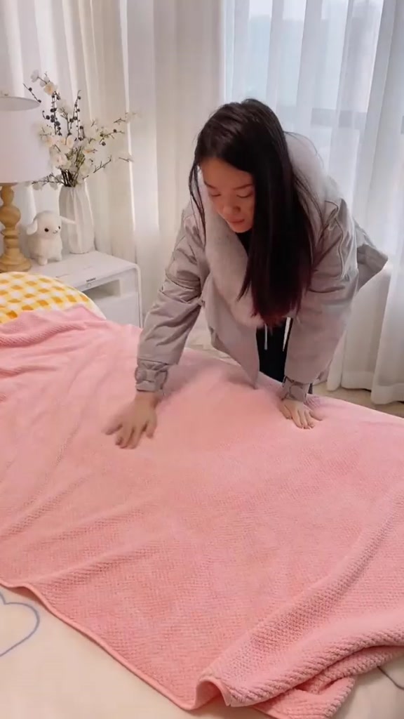 Bộ 2 khăn tắm lớn cao cấp  HOMEK, khăn tắm lông cừu 70x140 và 35x75 lông mềm thấm hút tốt không rụng lông | BigBuy360 - bigbuy360.vn