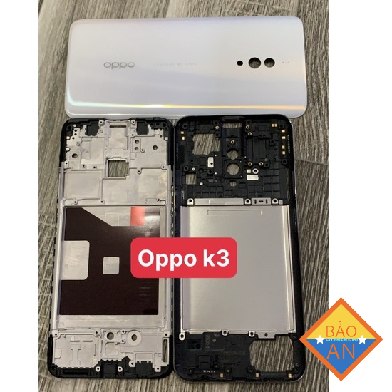 vỏ bộ oppo k3 -sườn,lưng.kính cam.phím