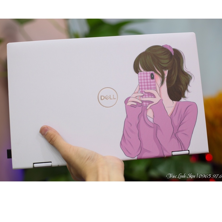Skin dán laptop mẫu cô gái chibi
