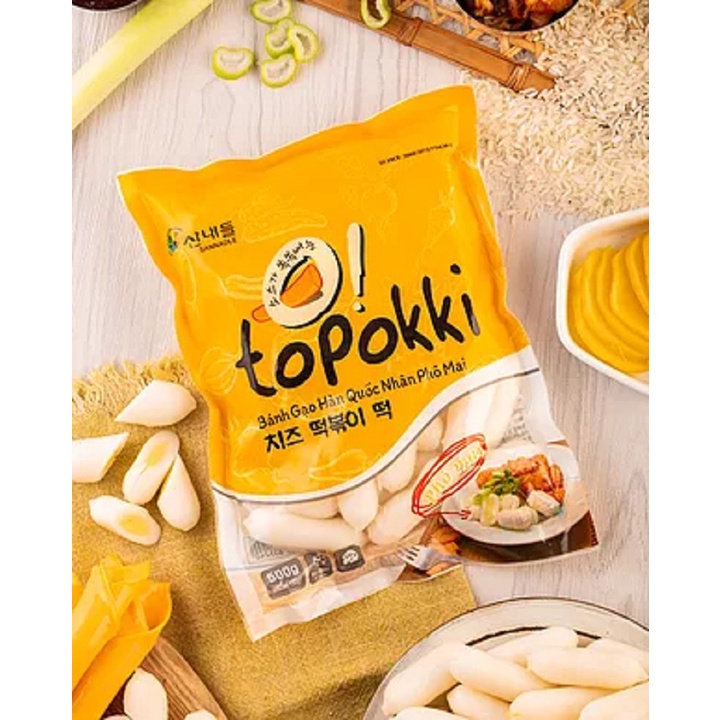 Bánh gạo Hàn Quốc nhân phômai 500g