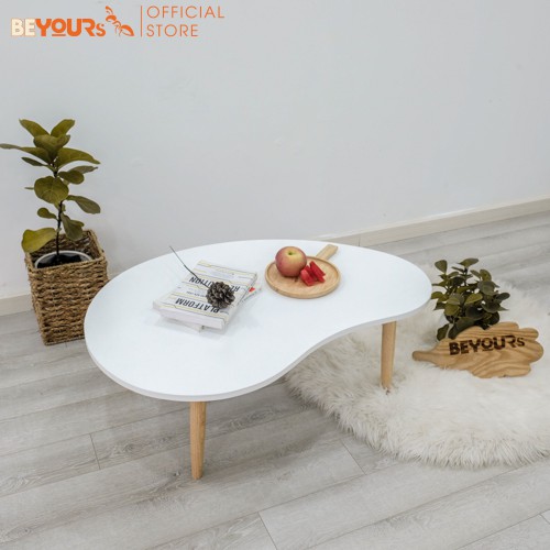 Bàn Trà Sofa Thông Minh BEYOURs D Table Bằng Gỗ Hình Hạt Đậu Nội Thất Lắp Ráp Phòng Khách