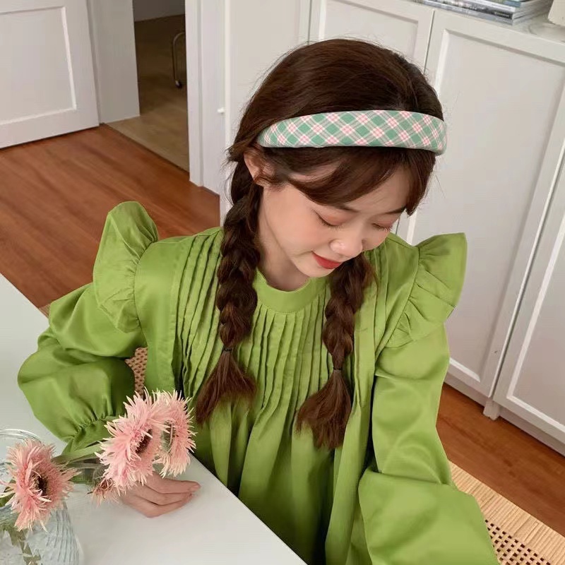 Băng Đô Cài Tóc Vải Chống Trượt Kiểu Hàn Quốc Dễ Thương Thời Trang Mùa Hè Cho Bạn Gái