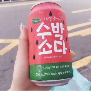 Nước soda vị dưa hấu, xoài, mận Hàn Quốc ( có sẵn)