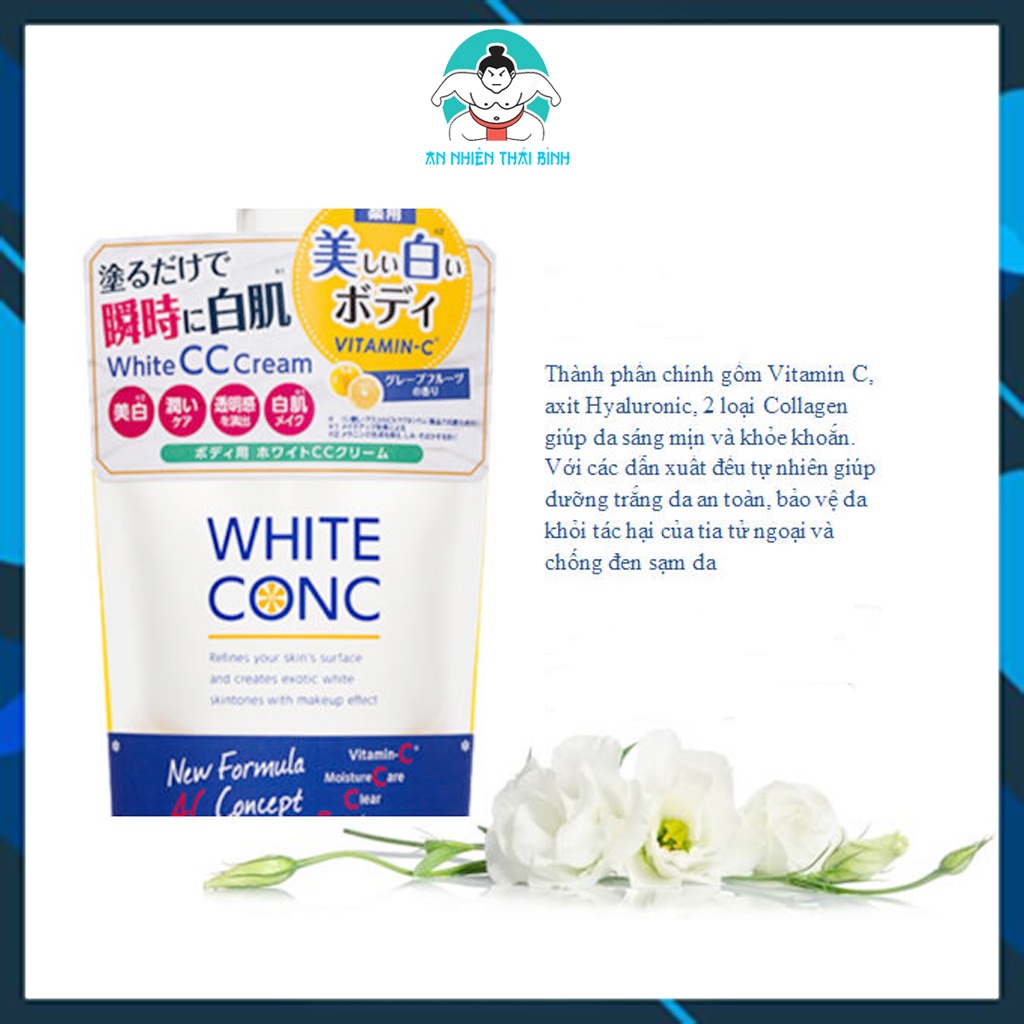 Kem dưỡng trắng da toàn thân White Conc Nhật Bản 200g