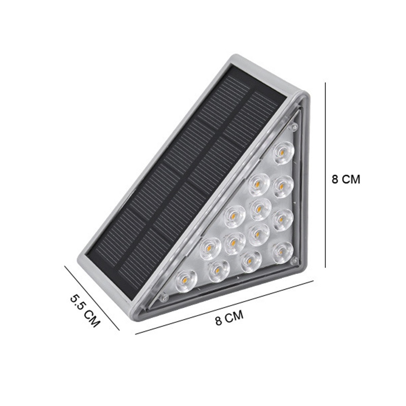 Đèn Led Năng Lượng Mặt Trời Chiếu Sáng Cầu Thang Ngoài Trời Sử Dụng Năng Lượng Mặt Trời