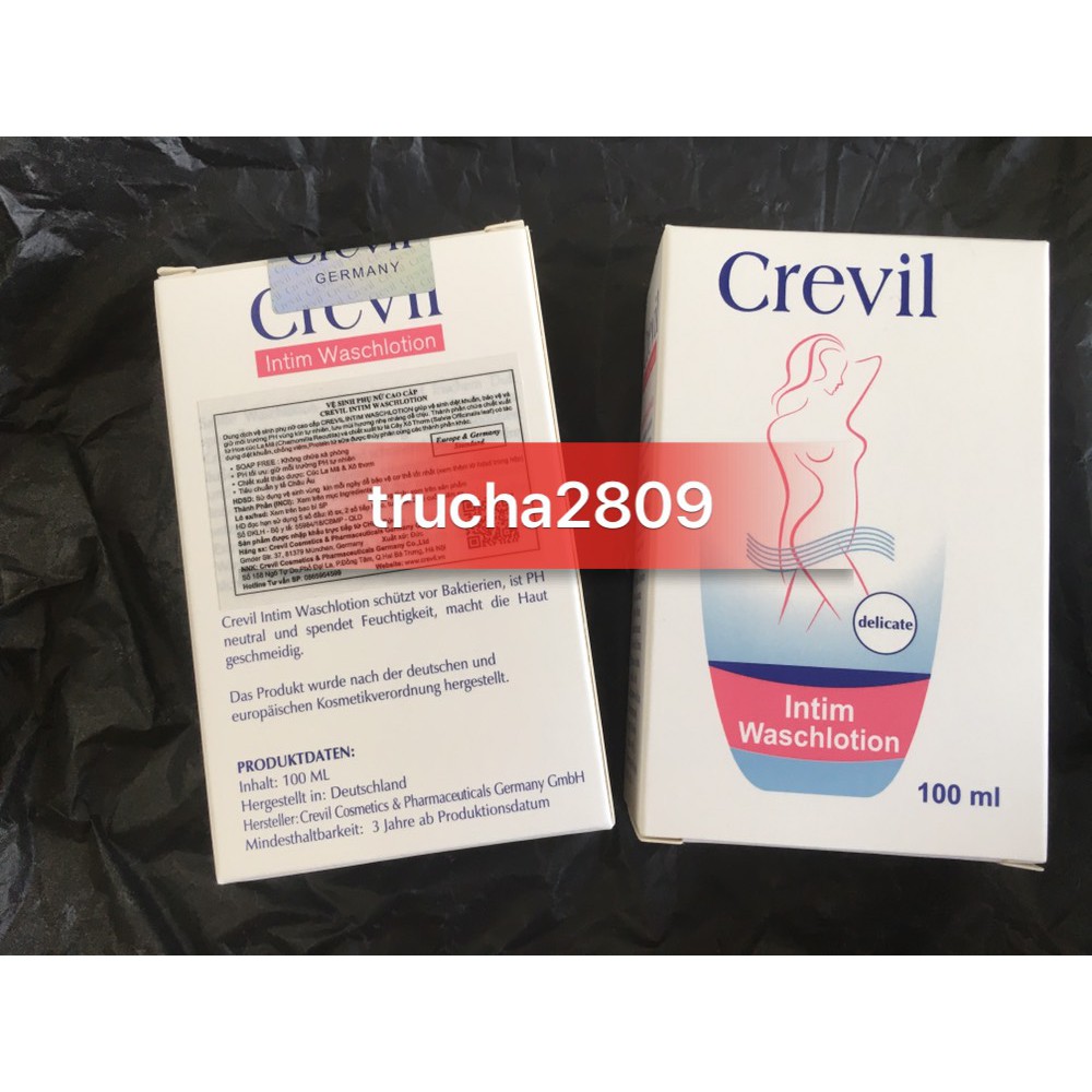 Dung dịch vệ sinh phụ nữ cao cấp CREVIL INTIM WASCHLOTION