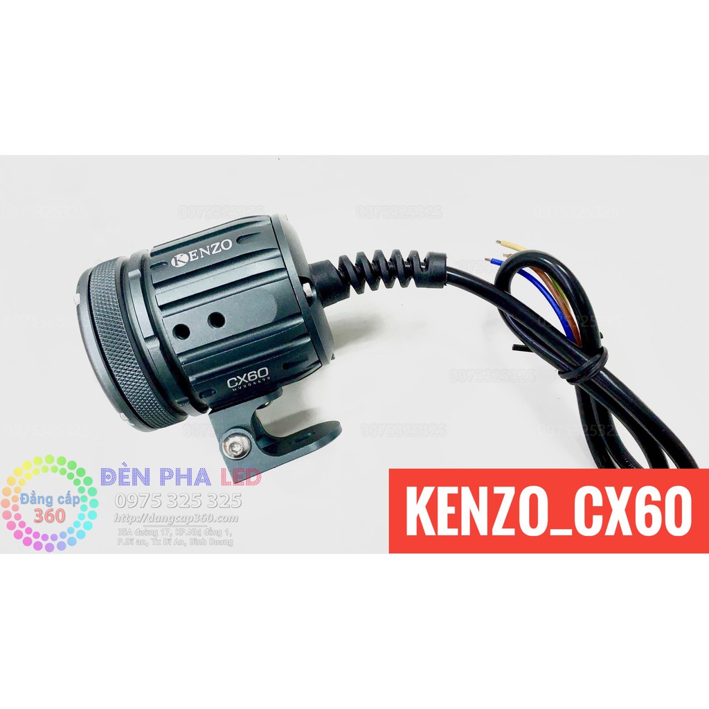 [Bảo hành 12t] Đèn Bi Led Kenzo CX60 35W trợ sáng gương cầu cải tiến của X100 Xlight M10 M4s m30 M60 auto365 GTR x-light
