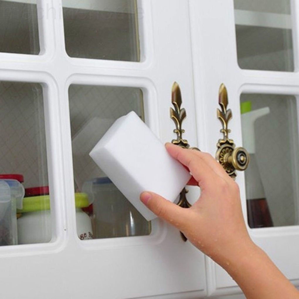 20/100 Miếng bọt biển lau chùi vệ sinh tiện dụng cho nhà cửa/văn phòng