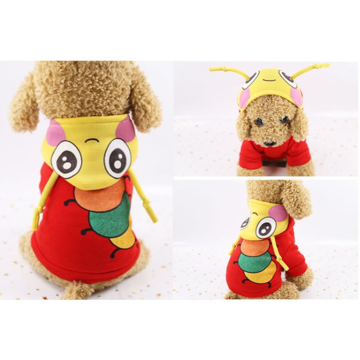 ⛔️[SALE SIÊU HOT] Quần áo chó mèo thú cưng: áo nỉ hình thú siêu cute hàng đẹp - GOUMAO PET