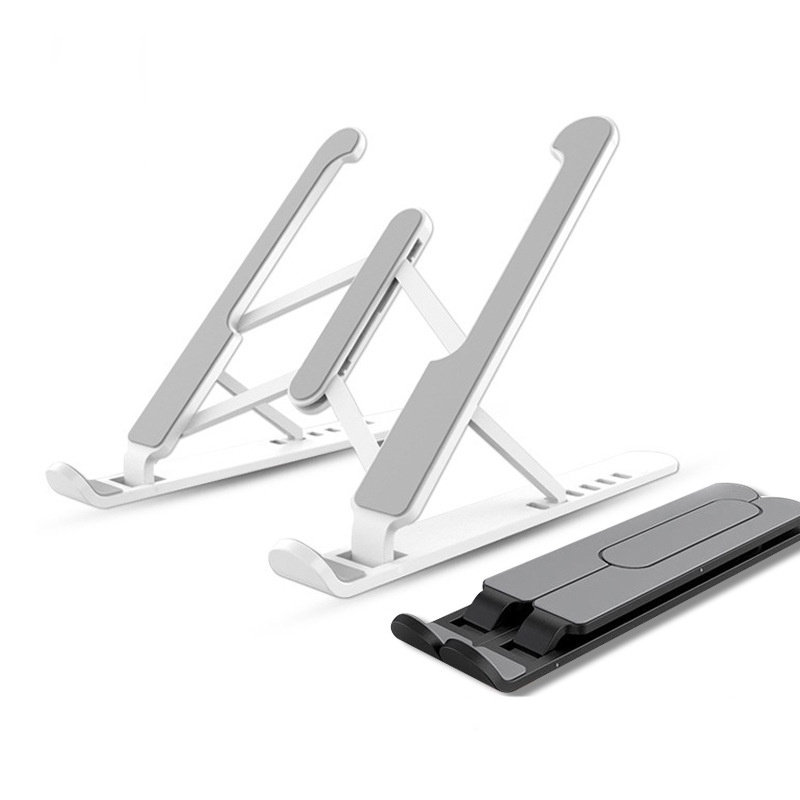 Giá đỡ laptop ipad macbook gấp gọn bằng nhôm stand nhôm để bàn 2 tầng LUVIBA G01