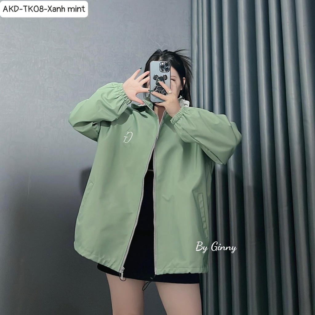 Áo khoác dù nón rời Ginny TK-08 Trendy Chống Nắng By Ginny | GinHouse Shop