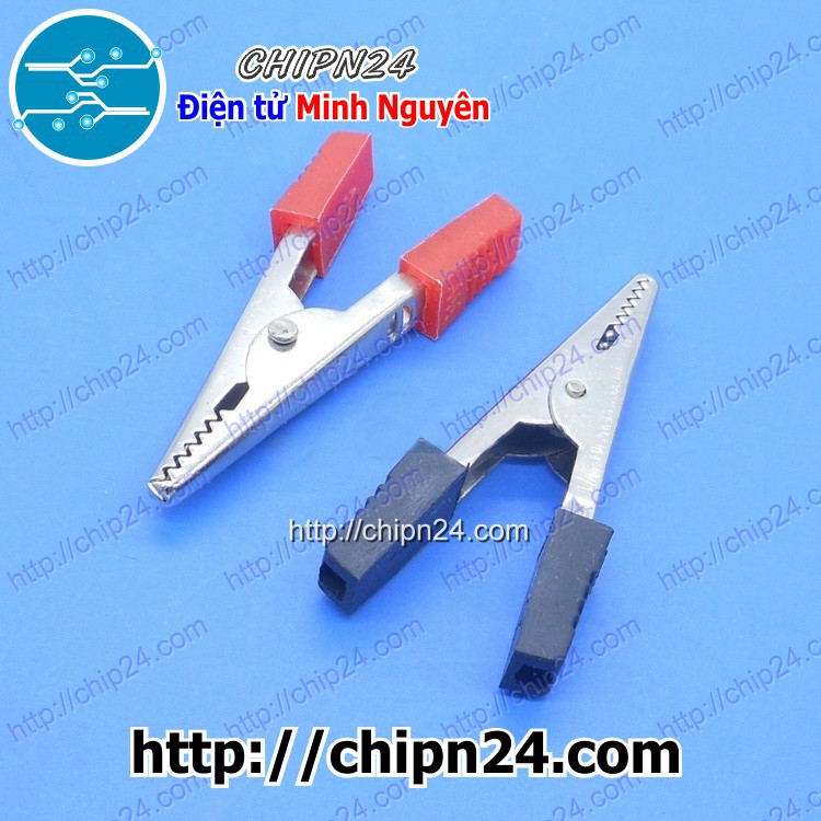 [2 CẶP] (F112) Kẹp cá sấu 8x50mm