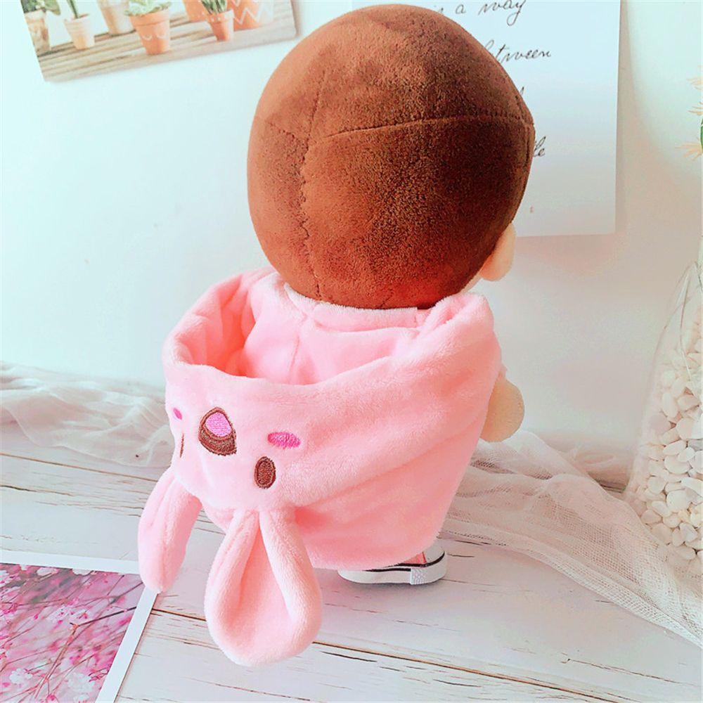 Bộ Trang Phục Búp Bê 20CM Chất Liệu Mềm Mại Phong Cách Thần Tượng Hàn Quốc Kèm Quần Áo Đáng Yêu