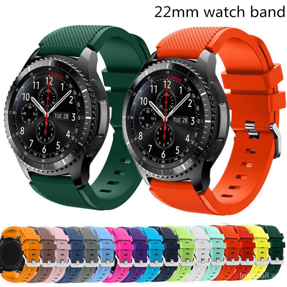 Samsung Gear S3 Frontier/Classic Watch Band 22mm Silicone Sport Replacement Watch Men Women's Bracelet Watches Strap
