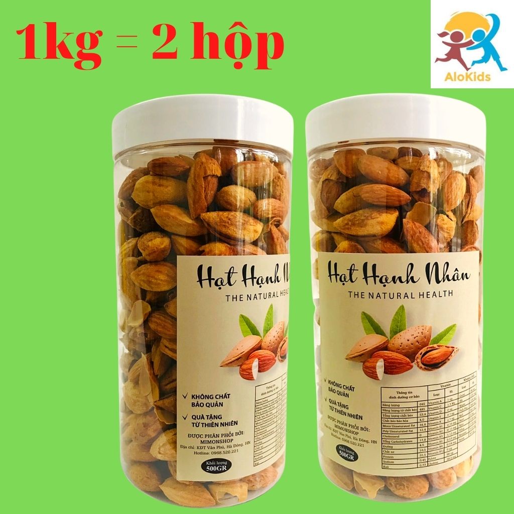 Hạnh Nhân - Hạt HẠNH NHÂN Rang Bơ Vỏ Mỏng Giòn Thơm Ngon - hạnh nhân Mỹ - OneFood68