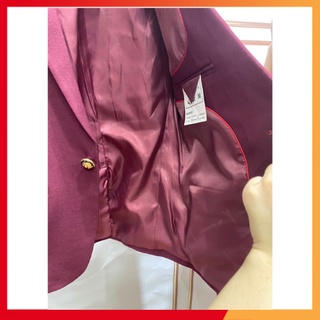 Bộ vest đỏ cao cấp full size[ Áo + Quần ]