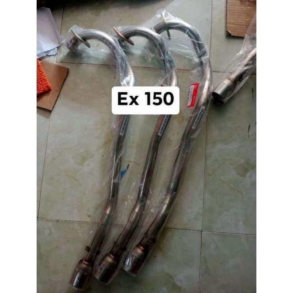 Cổ pô inox các dòng xe máy exciter 135-150.winer, Raider-sattria.