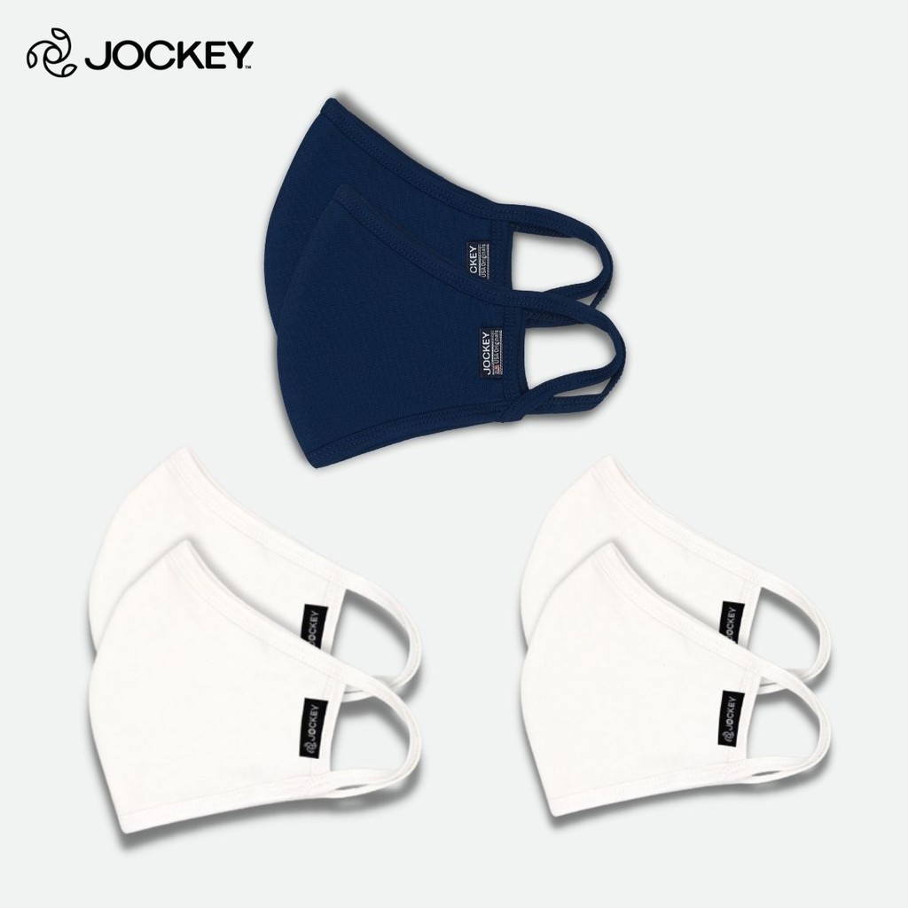 Combo 06 Khẩu Trang Vải Kháng Khuẩn Jockey - JAUF0255