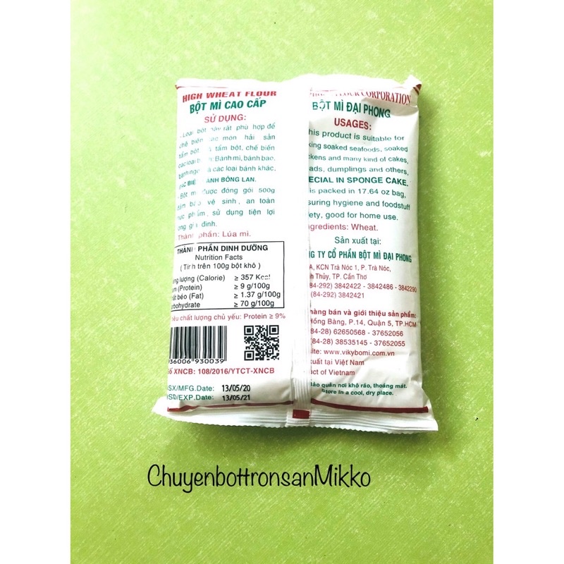 Bột mì táo đỏ 1kg