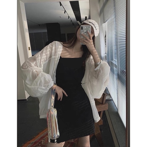 Đầm 2 dây dáng A phong cách Pháp trẻ trung xinh đẹp | BigBuy360 - bigbuy360.vn