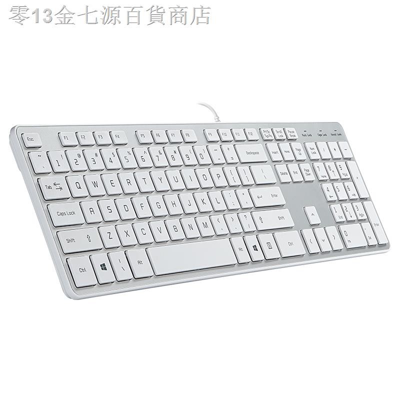 Bàn Phím Socola Siêu Mỏng Màu Trắng Có Dây Cho Máy Tính Laptop | BigBuy360 - bigbuy360.vn