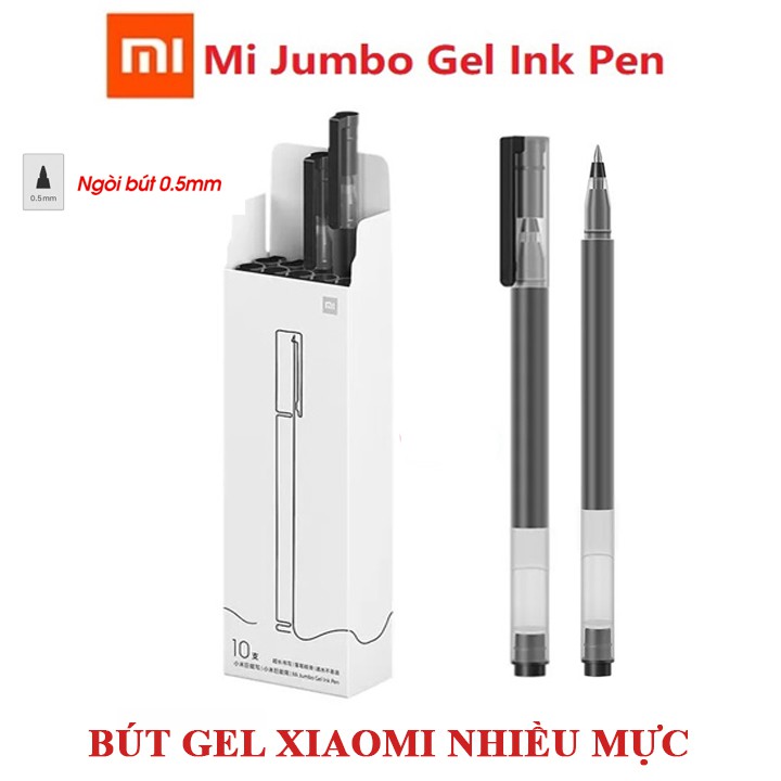 Bút bi Xiaomi Jumbo Gel Ink Pen 0.5mm viết chữ sáng tạo *Freeship* Bút gel Kaco Mi Pen
