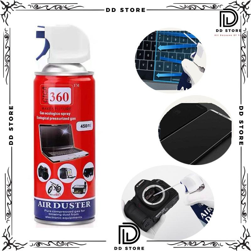 Bình Xịt Nén Khí Air Duster vệ sinh siêu sạch bàn phím, laptop ,điện thoại, đồng hồ - DD STORE