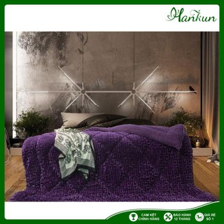 [3.5kg] Chăn lông cừu chữ vạn siêu ấm/mền lông
