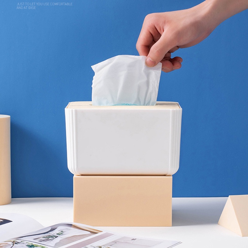 Hộp Đựng Khăn Giấy Có Lò Xo Tự Động Tiện Dụng