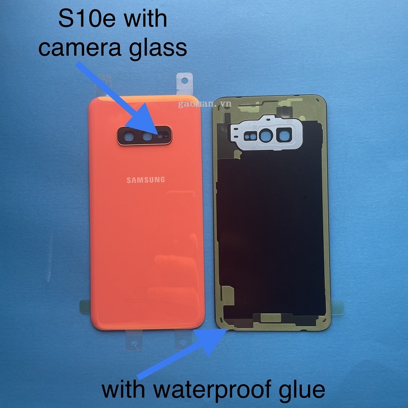 Nắp lưng điện thoại bằng kính cho samsung galaxy s10 s10e s10 plus s10+