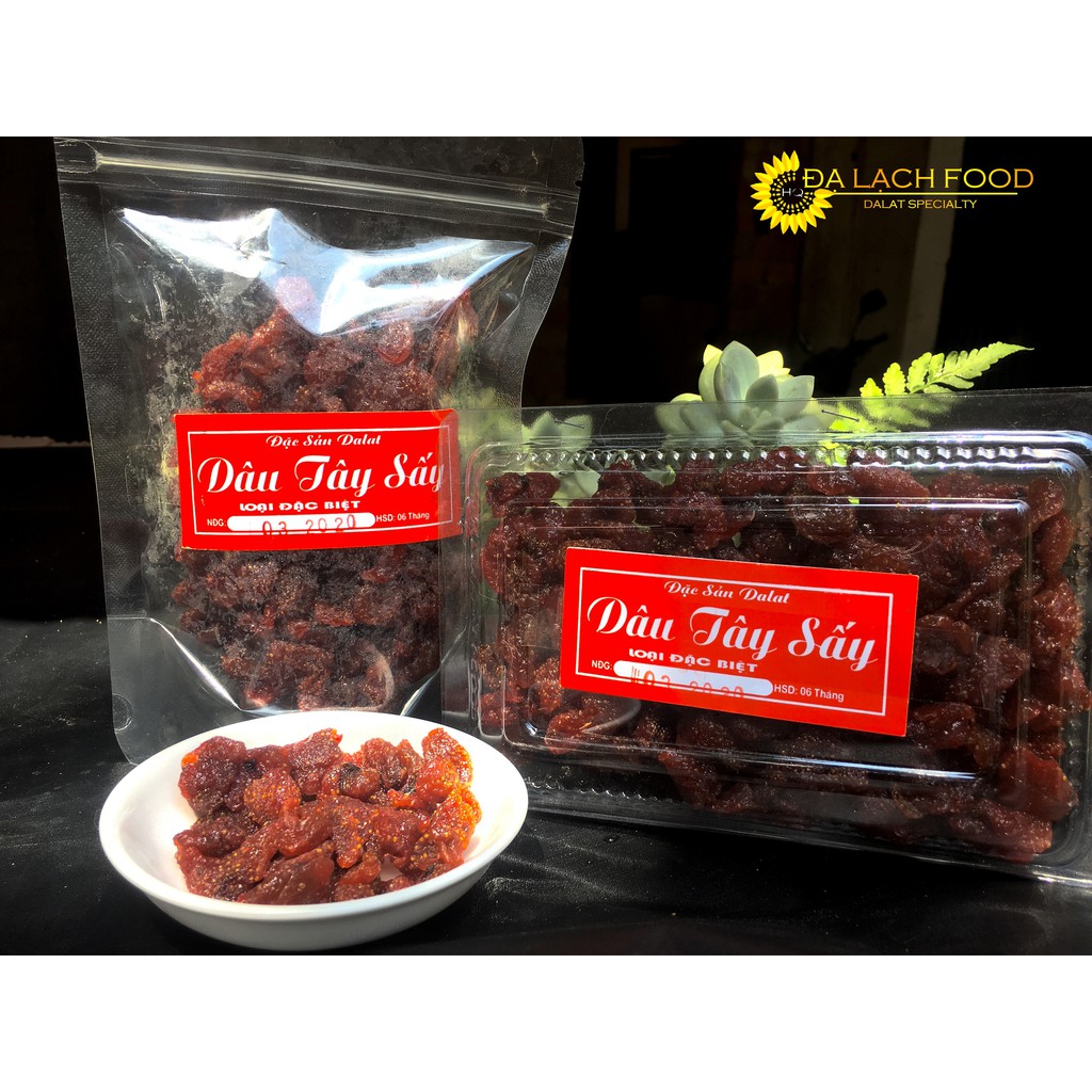 Dâu tây sấy dẻo bịch - Đặc Sản Đà Lạt/ Đạ Lạch Food