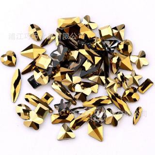 [Hàng mới về] Set 100 phụ kiện đá đính móng ánh pha lê lấp lánh thủ công làm đẹp cho nữ