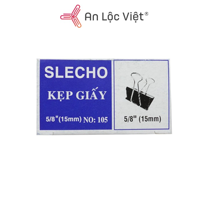 Kẹp bướm - Kẹp giấy Slecho 15mm, 19mm, 25mm, 32mm, 41mm, 51mm