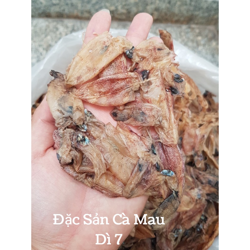 [500Gram] Khô mực chuối Sông Đốc Cà Mau, mực nguyên con, vị mặn, chỉ dùng nấu súp, nấu nước dùng, rim