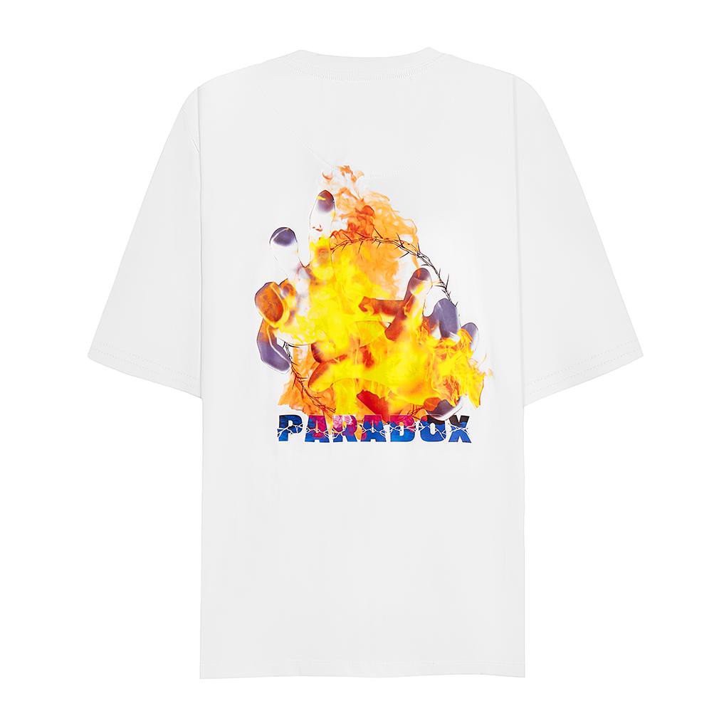 Áo thun paradox FLAME TEE (White)