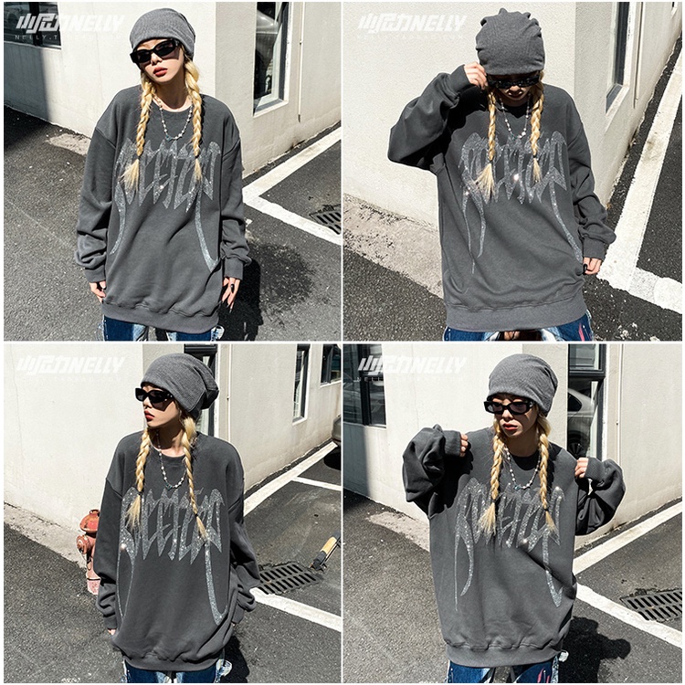 Áo Sweater Nelly Heybig đính đá - Rocc