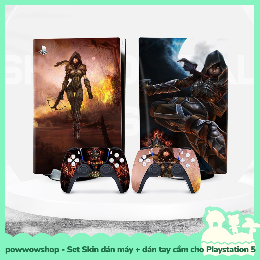 [Sẵn VN - Hỏa Tốc] Phụ Kiện Set Skin Decal Dán Máy Game Và Tay Cầm Cho Máy Game Playstation 5 PS5 Amazing Manga &amp; Comics