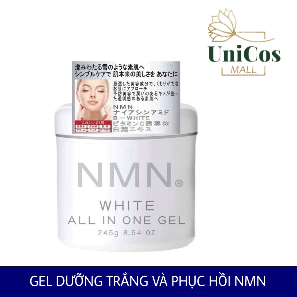 Gel dưỡng trắng và phục hồi NMN [NỘI ĐỊA NHẬT] White All in one 245g