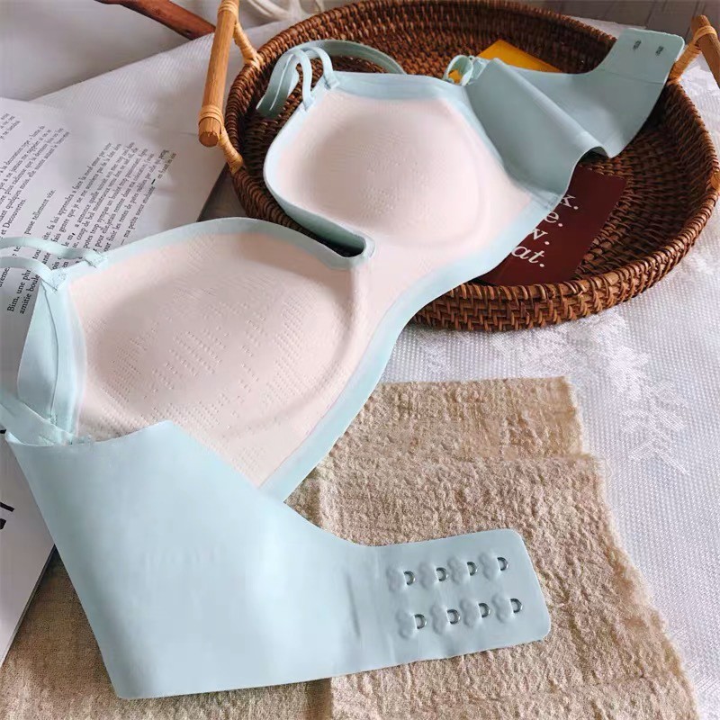 Áo Lót Trơn Đệm Dày  Không Gọng Nâng Ngực Gợi Cảm Chống Hằn Chống Lộ Mỡ Lưng Phong Cách Nhật Bản B435