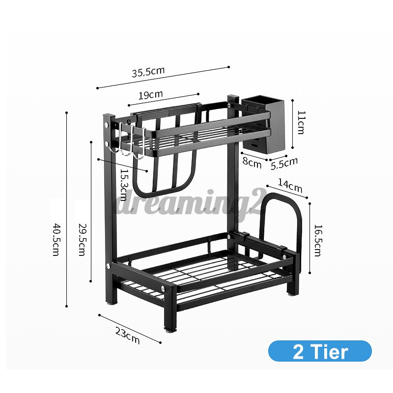 Giá Để Lọ Gia Vị 2 / 3 Tầng Tiện Lợi