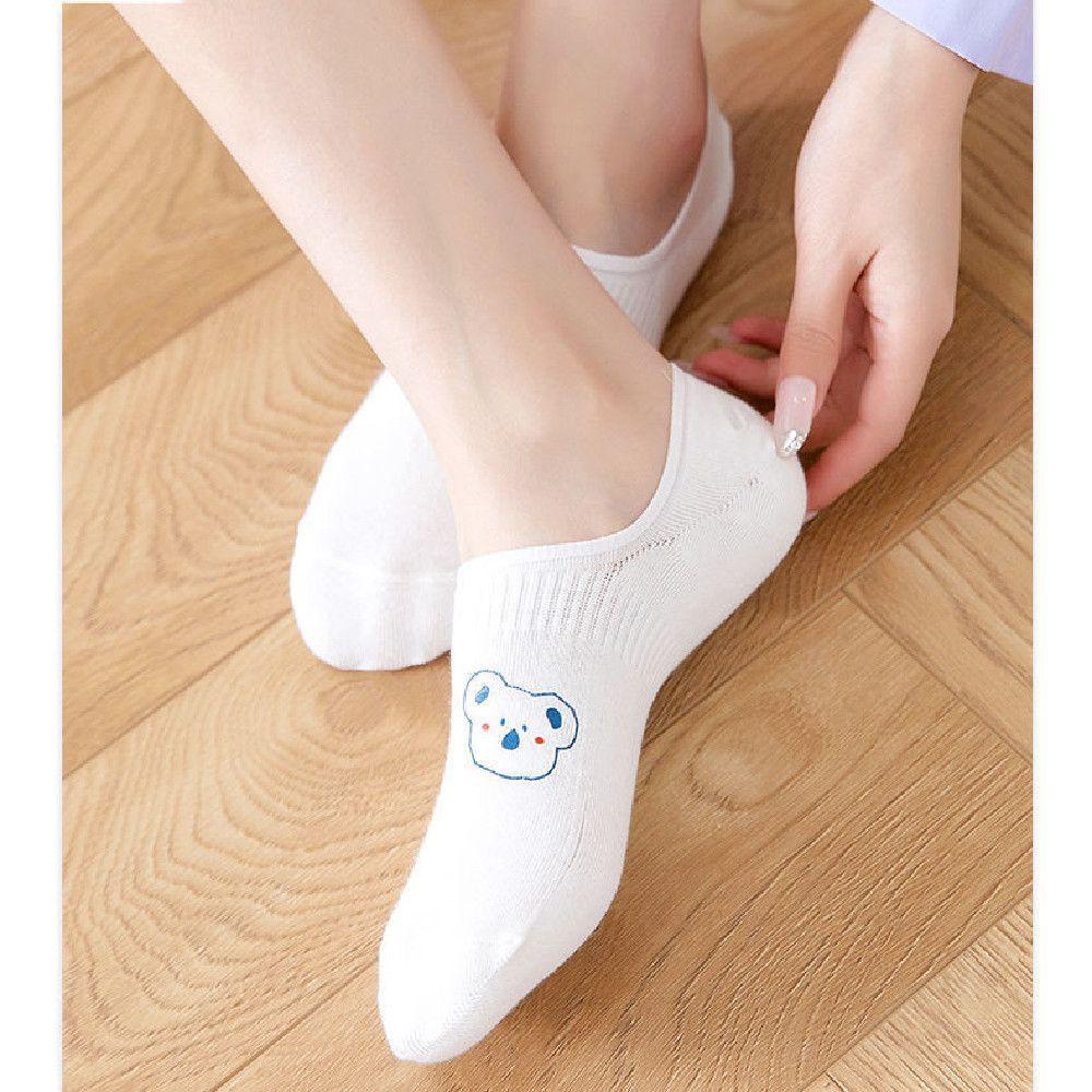 MAXG Tất Cotton Trắng Vô Hình Thoáng Khí