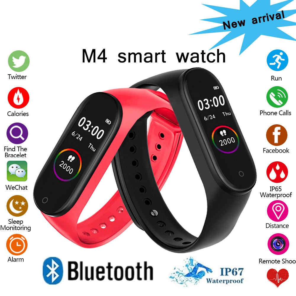 M4 Smart Band 4 Fitness Tracker Watch Smartband Band 4 NFC Heart Rate Sport Bracelet