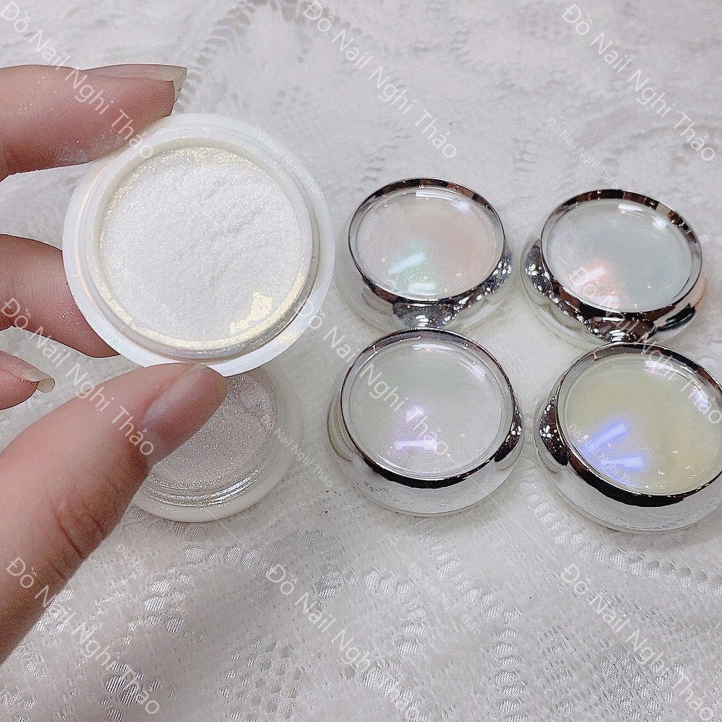 Set bột tráng gương ánh ngọc trai NGHI THẢO