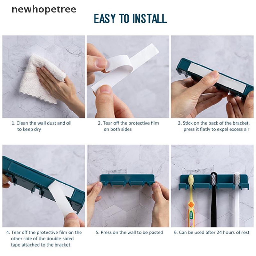 Giá Đỡ Bàn Chải Đánh Răng Nhiều Ngăn Tiện Dụng