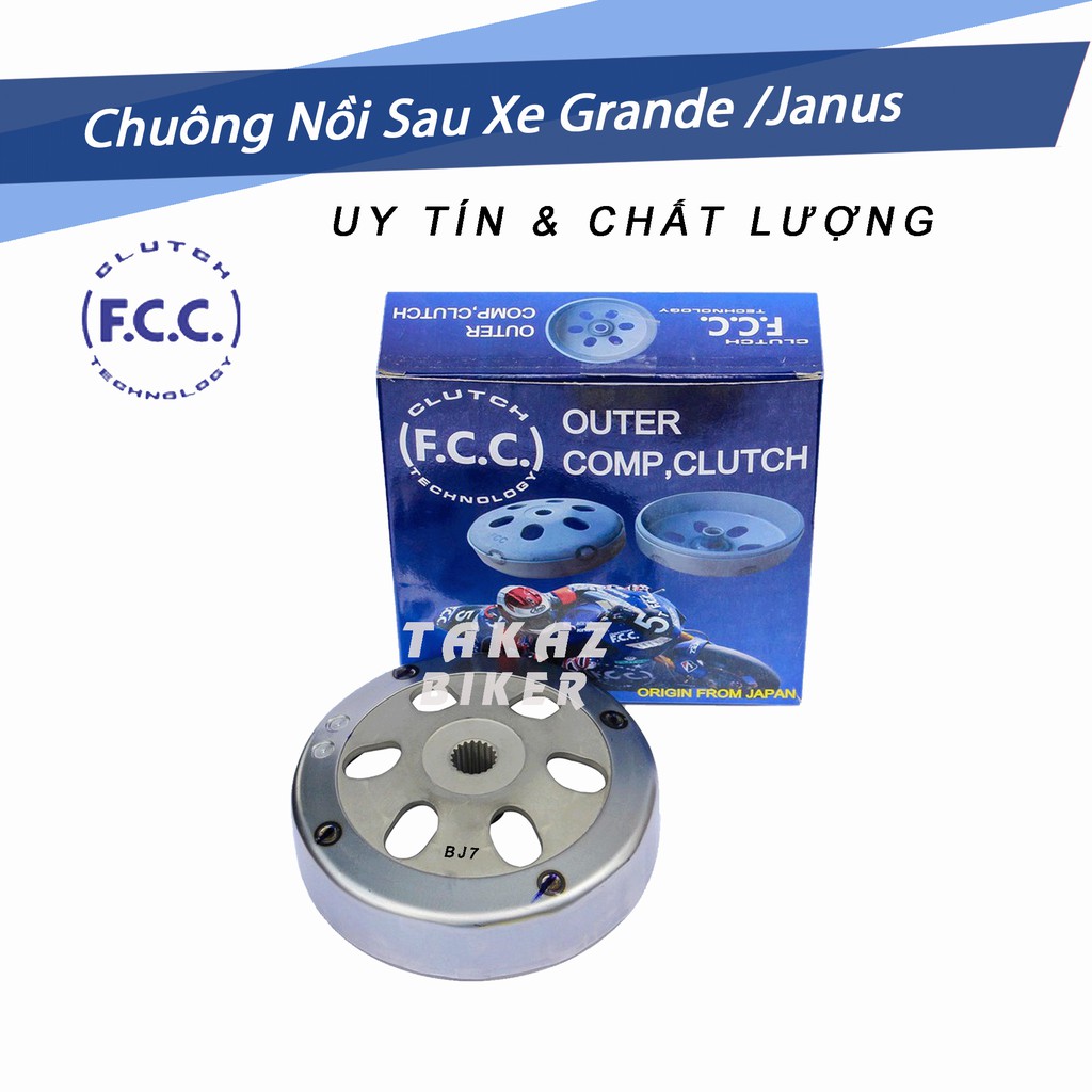 A2  Chuông nồi FCC xe tay ga dùng cho xe Janus BJ7 hàng công nghệ japan