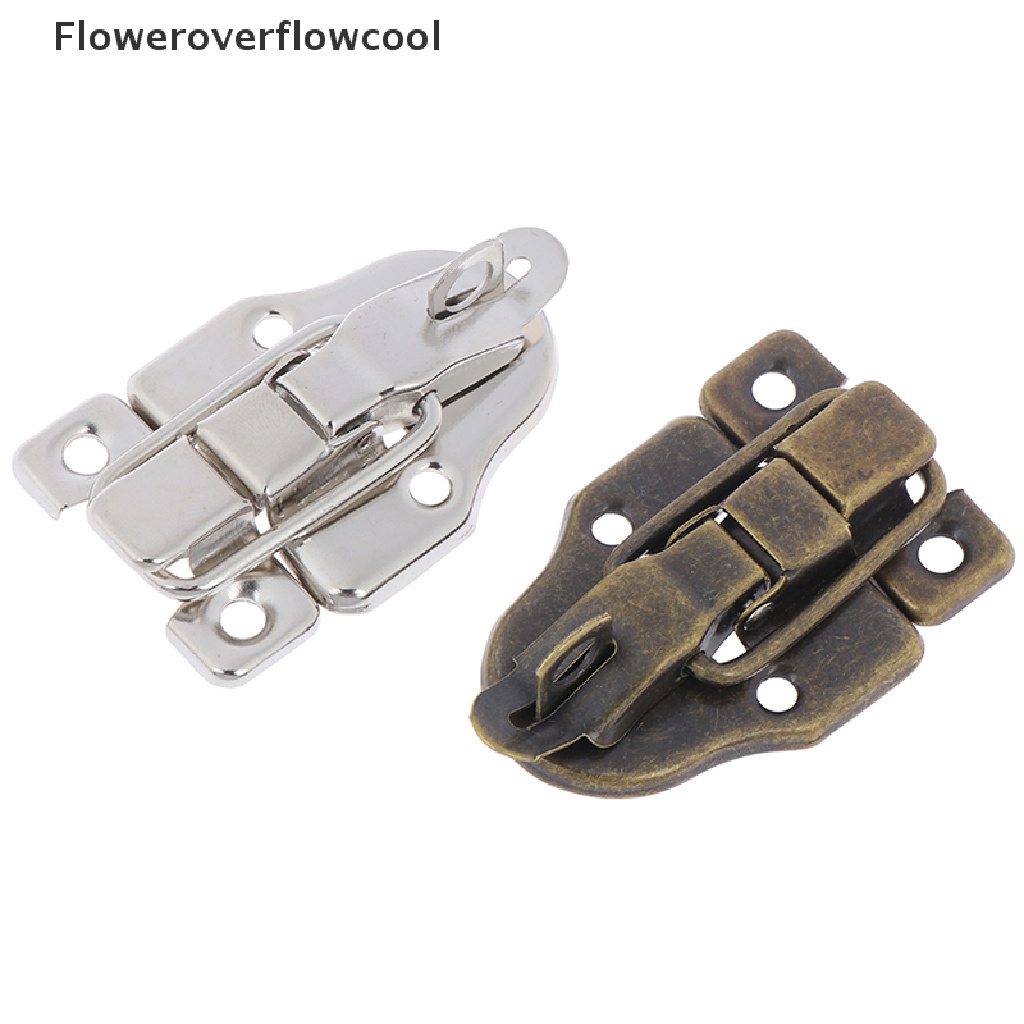 Set 2 Khóa Cài Hộp Trang Sức / Vali Bằng Kim Loại Kiểu Cổ Điển