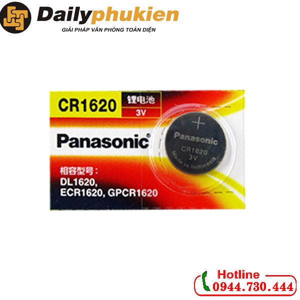 Pin CR1616, CR 1632, CR 1620, CR 1220 Panasonic dailyphukien