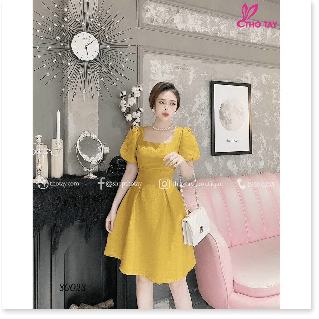ĐẦM UMI DÁNG XÒE TAY NGẮN HIỆN ĐẠI NHẤT 2021 KHÁNH AN STORE